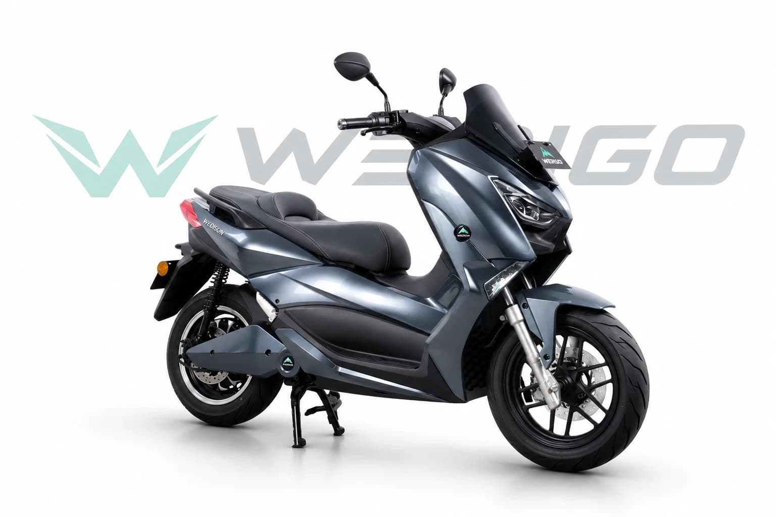 Wedison EdPower electric motorcycle available for rent through Werigo in Bali, main product photo